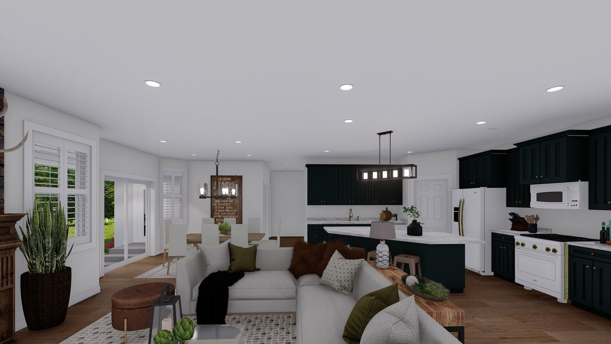 AO7994-A Craftsman House Family Room, 3 Bedrooms, 2.5 Bathrooms | Olney 