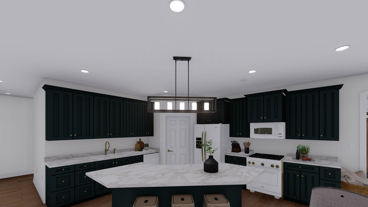 AO7994-A Craftsman House Kitchen, 3 Bedrooms, 2.5 Bathrooms | Olney 