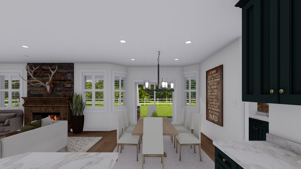 AO7994-A Craftsman House Dining, 3 Bedrooms, 2.5 Bathrooms | Olney 