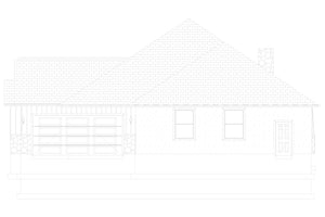AO7994-A Craftsman House, 3 Bedrooms, 2.5 Bathrooms | Olney Right Elevation
