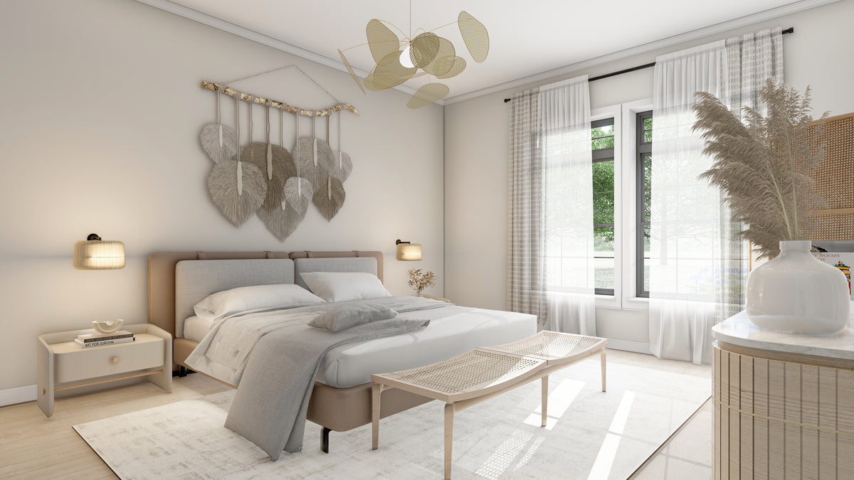 Spacious 4-Bedroom Ranch Plan with In-Law Suite and Workshop