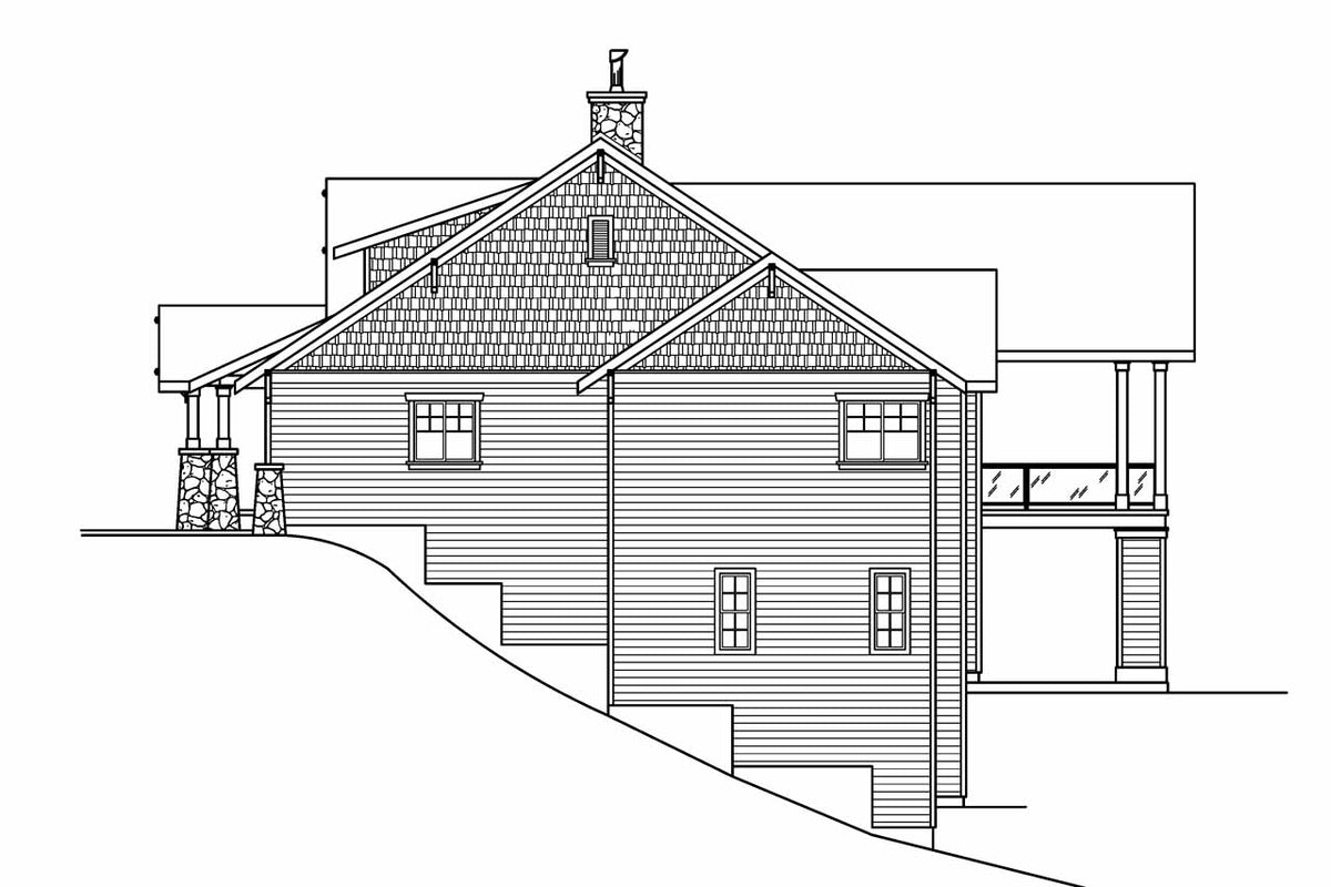 Elegant Craftsman Bungalow with Vaulted Ceilings and Basement
