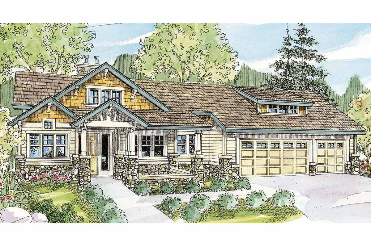 Elegant Craftsman Bungalow with Vaulted Ceilings and Basement