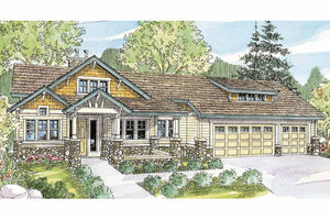 Elegant Craftsman Bungalow with Vaulted Ceilings and Basement