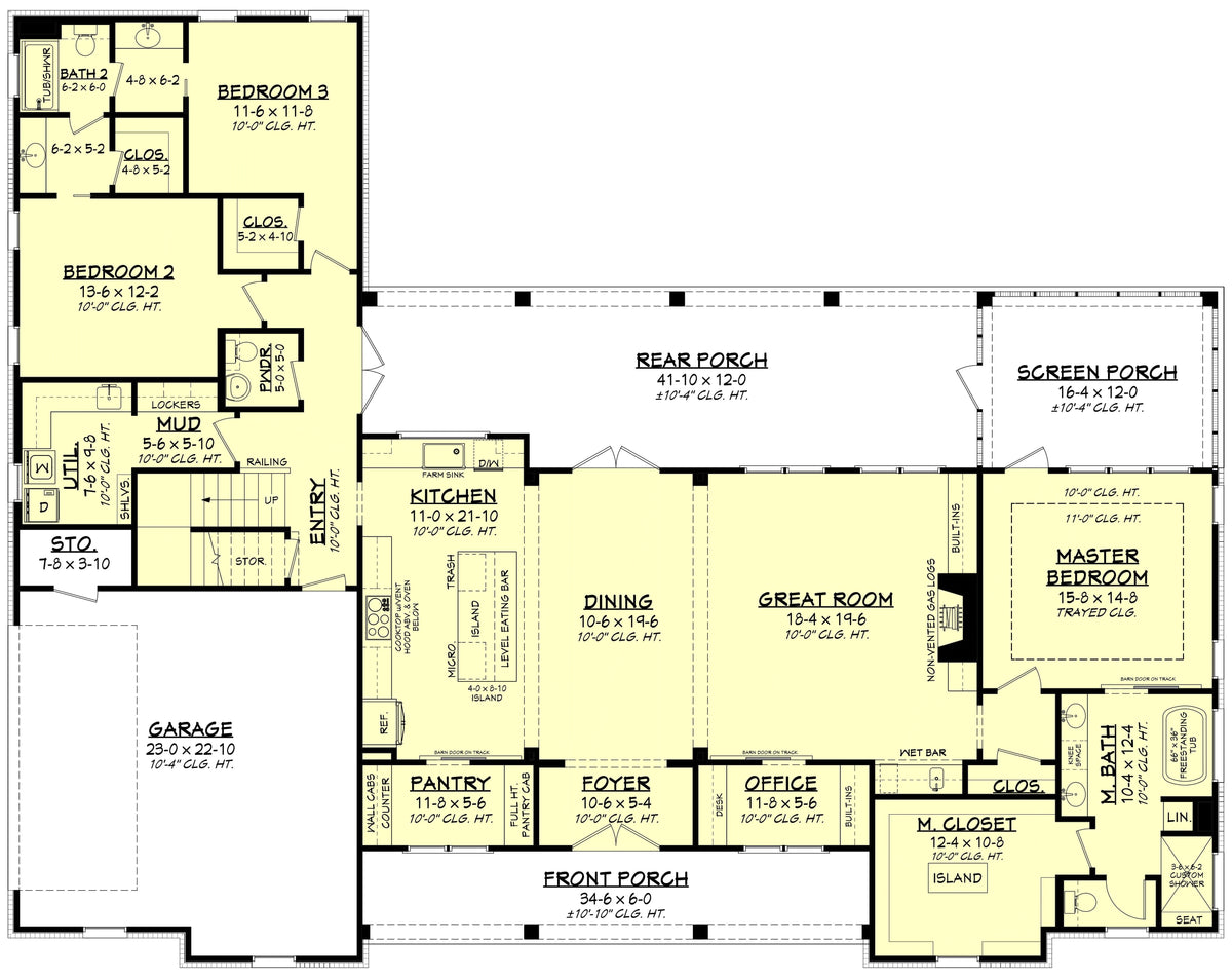 Pecan Grove House Plan - Archival Designs House Plans, floor plan