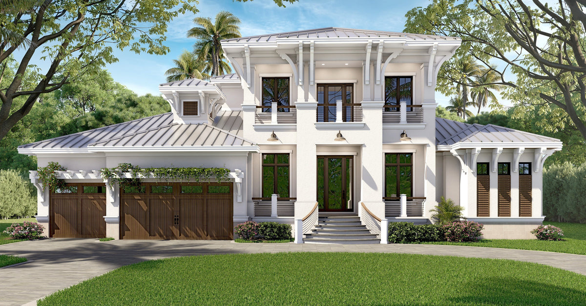 P7381-A Pelican House Plan