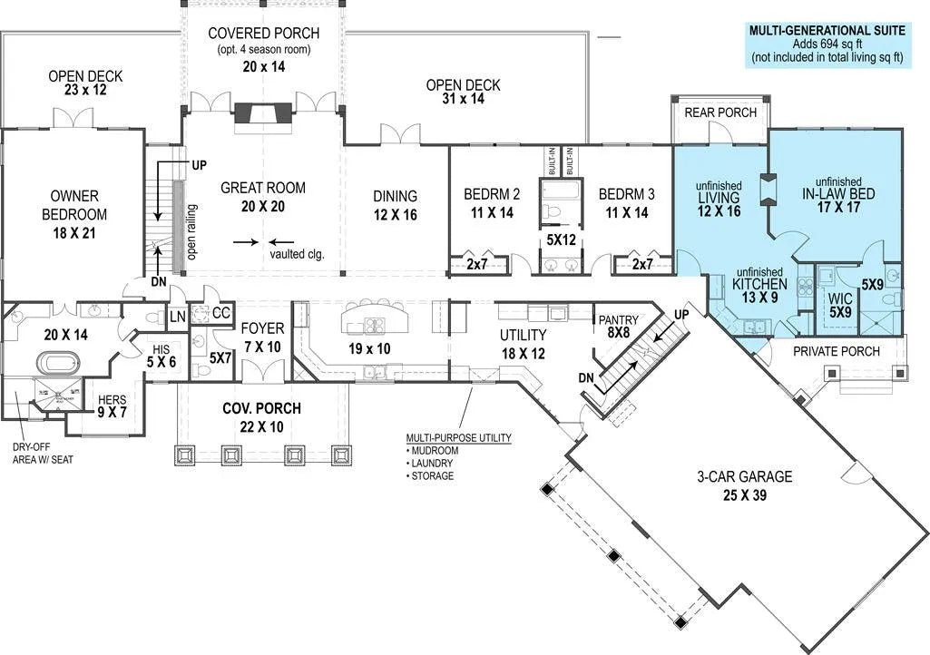 Pepperwood Place House Plan - Archival Designs House Plans