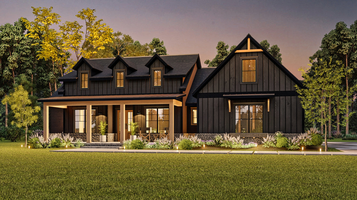 Pinecrest House Plan - Front