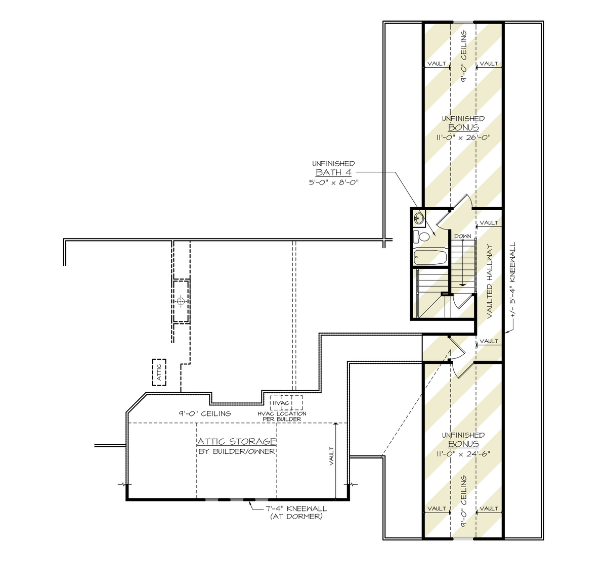 Pinecrest II House Bonus Floor Plan