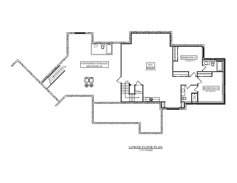 Pinyon Ridge III Lower Floor Plan