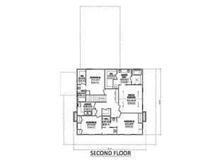 Plan 1014 Archival Designs floor plan