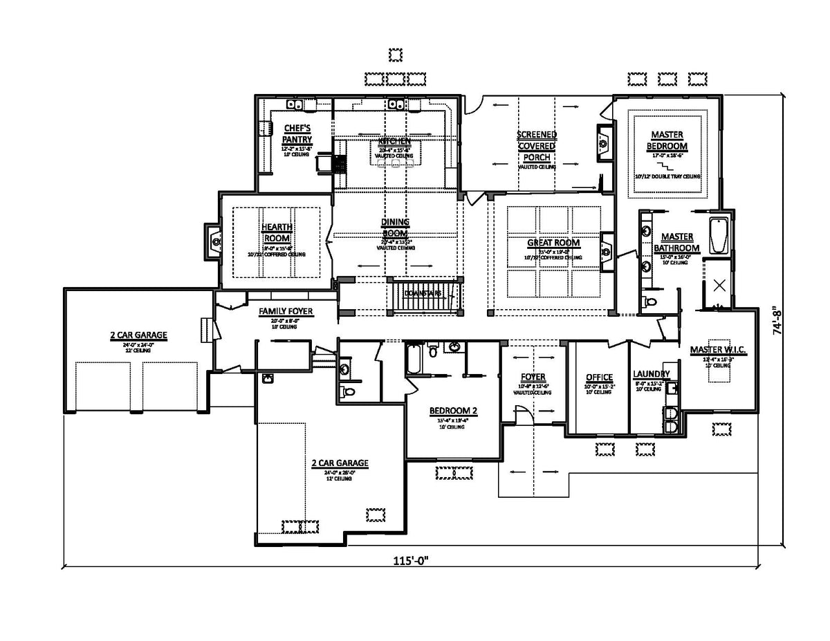 Plan 1032, Archival Designs floor plan