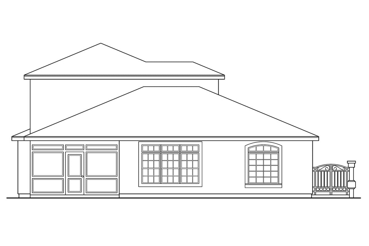 AM7242-A Coronado House Elevation Drawing
