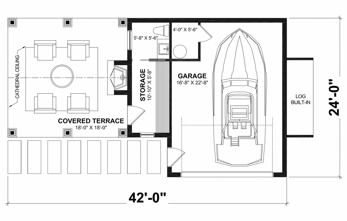 Portside Main Floor Plan