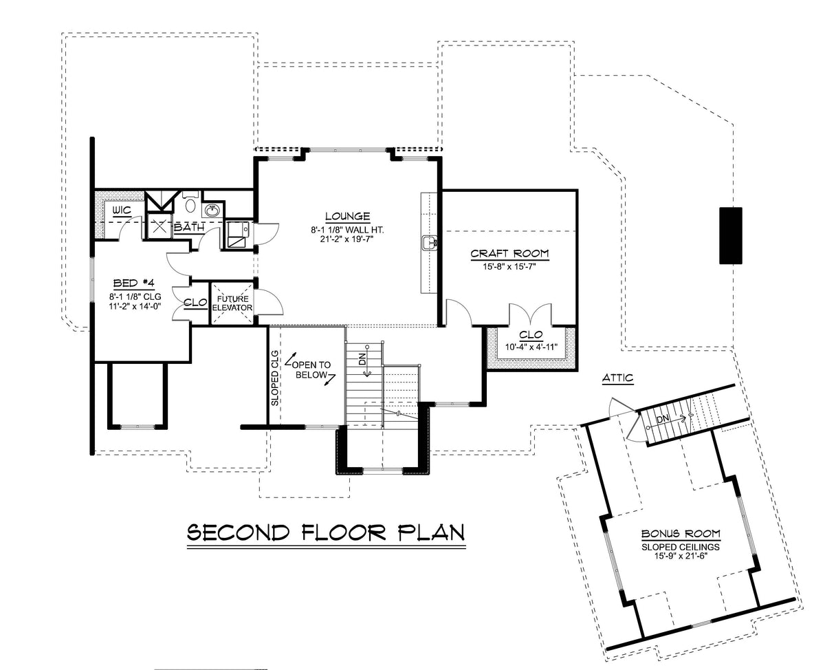 Pristine Second Floor Plan