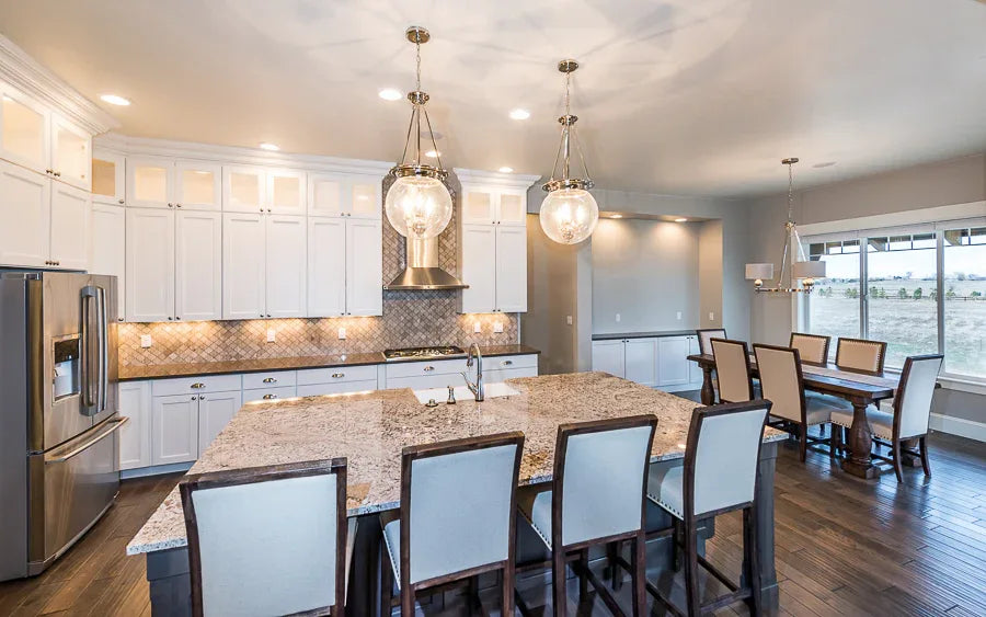 I7634-A Ranch House Kitchen and Dining, 3 Bedrooms, 2 Bathrooms | The Dalton Road House Plan