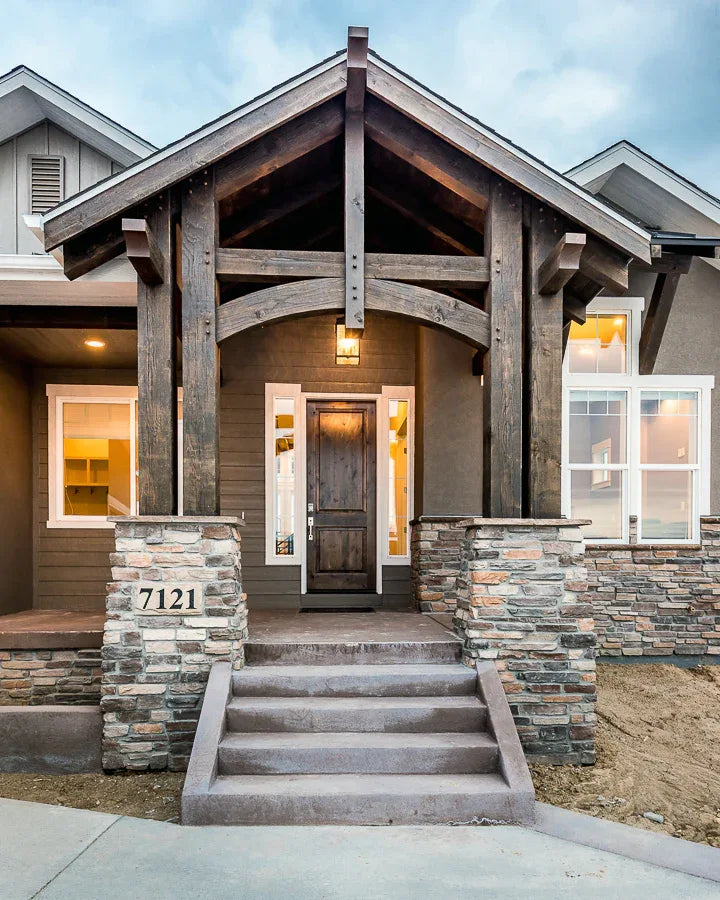 I7634-A Ranch House Porch, 3 Bedrooms, 2 Bathrooms | The Dalton Road House Plan
