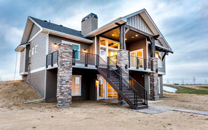 I7634-A Ranch House, 3 Bedrooms, 2 Bathrooms | The Dalton Road House Plan Exterior-4