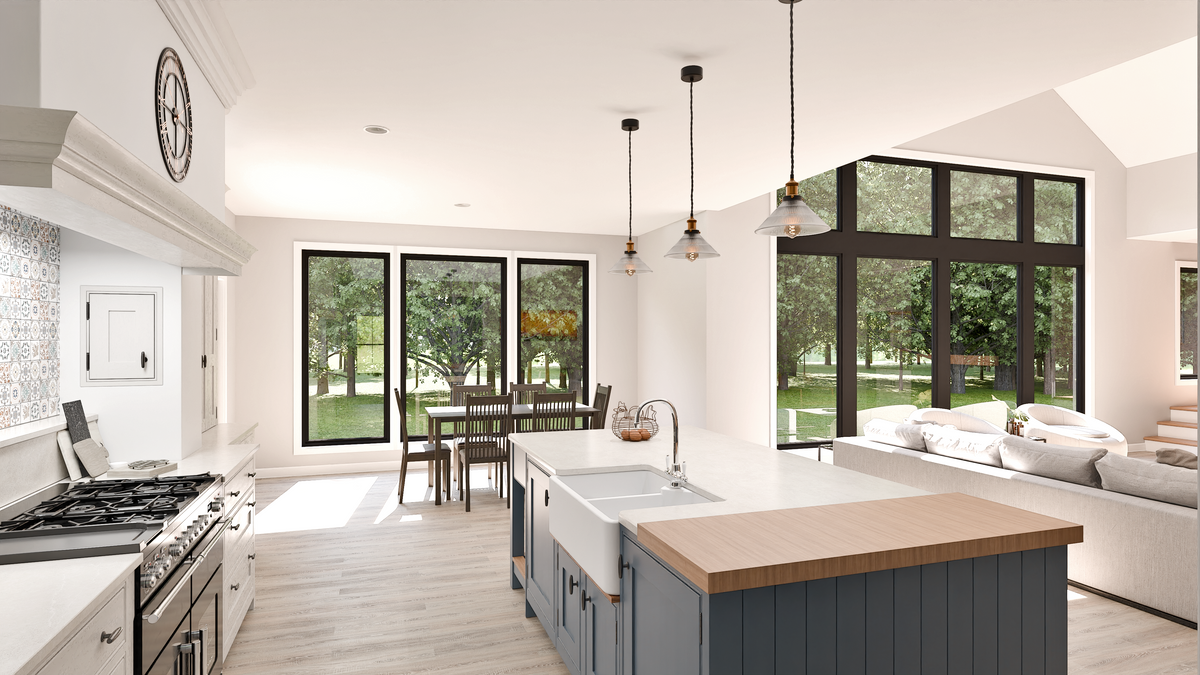 Elegant Country Home with Wraparound Porch and Bonus Space