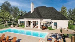 F8046-A Traditional House, 4 Bedrooms, 4.5 Bathrooms | Ridgeview Ranch Exterior-11