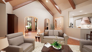 F8046-A Traditional House Family Room, 4 Bedrooms, 4.5 Bathrooms | Ridgeview Ranch 