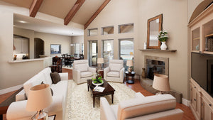 F8046-A Traditional House Family Room, 4 Bedrooms, 4.5 Bathrooms | Ridgeview Ranch 