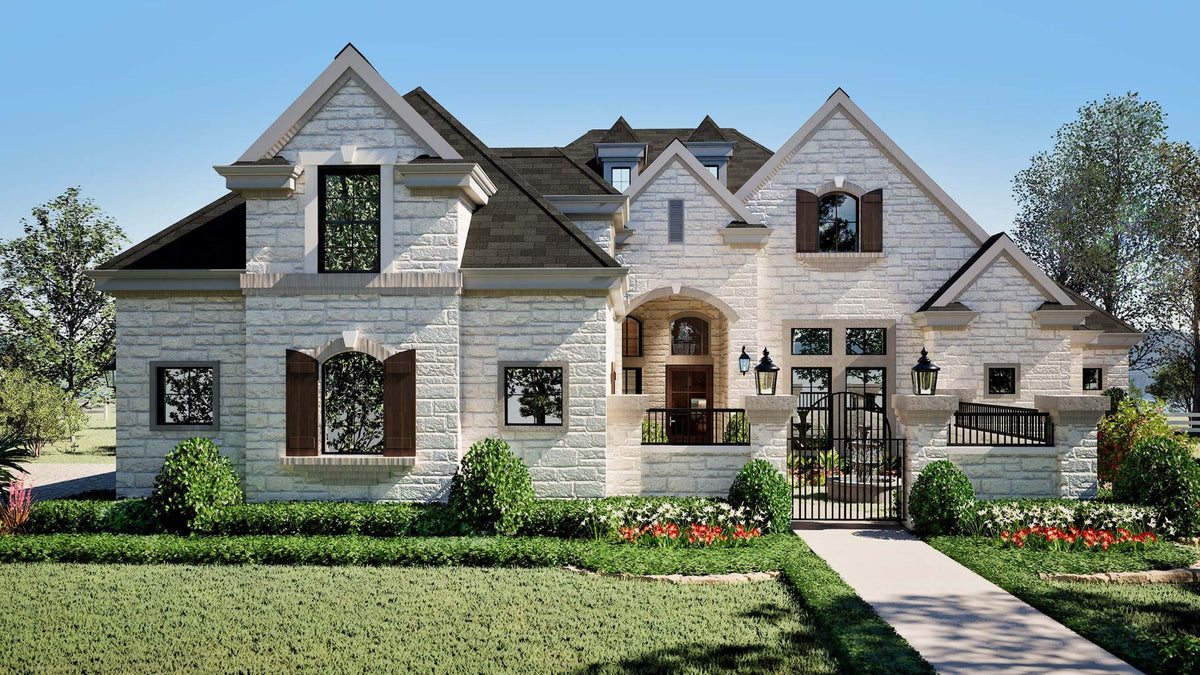 F8046-A Traditional House, 4 Bedrooms, 4.5 Bathrooms | Ridgeview Ranch Exterior-2