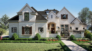 F8046-A Traditional House, 4 Bedrooms, 4.5 Bathrooms | Ridgeview Ranch Exterior-2
