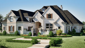 F8046-A Traditional House, 4 Bedrooms, 4.5 Bathrooms | Ridgeview Ranch Exterior-5