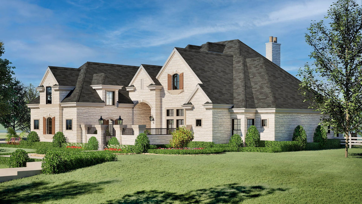 F8046-A Traditional House, 4 Bedrooms, 4.5 Bathrooms | Ridgeview Ranch Exterior-7
