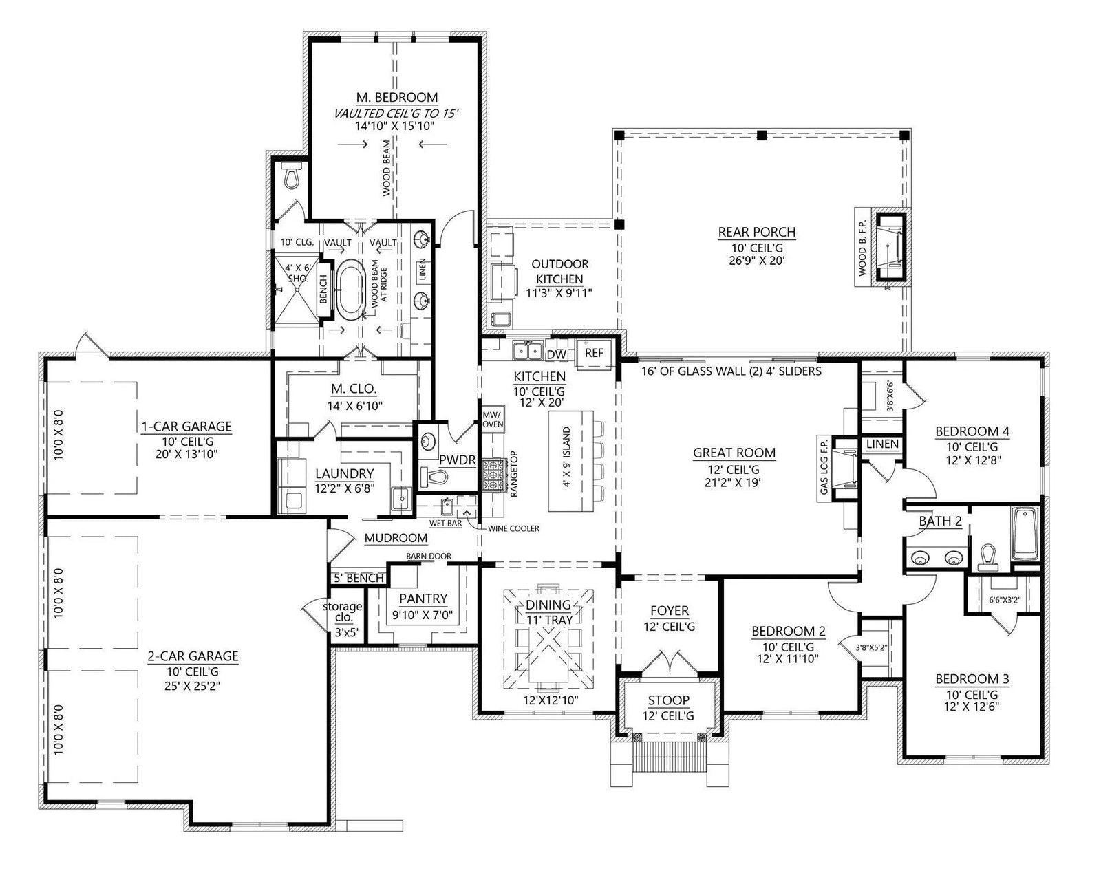 Rosebud House Plan - Archival Designs House Plans