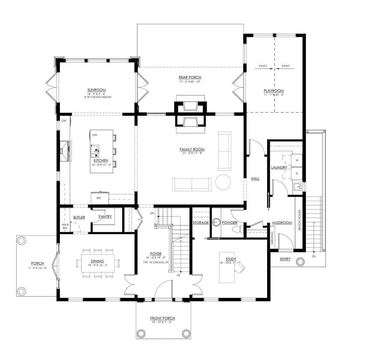 Raleigh Main Floor Plan