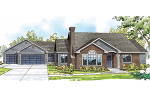AM7233-A Ardella House Plan Exterior Drawing