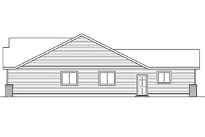 AM8291-A Cottage House, 3 Bedrooms, 2 Bathrooms | Callaway House Plan Right Elevation