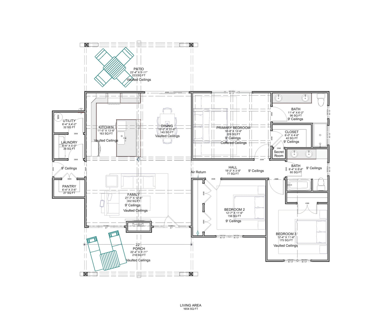 Ravencrest Archival Designs Floor Plan