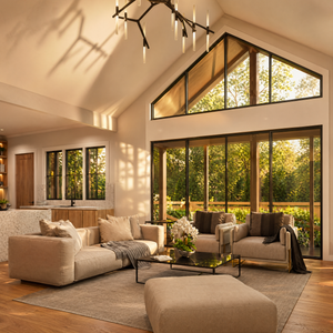 A8250-A Mulberry House Plan 3 Beds, 3.5 Baths, Modern Farmhouse Plan Keeping Family Room