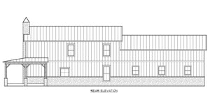 C7321-A The Cedar Bluff House Rear