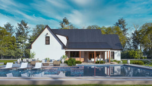 A7572-A Modern Farmhouse, 3 Bedrooms, 3.5 Bathrooms | Sweet Maple House Exterior-10