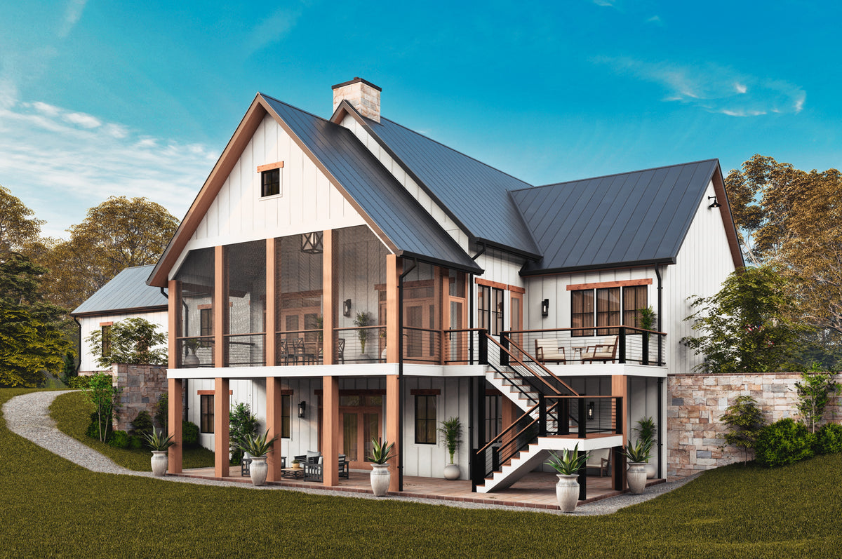 A7897-A Modern Farmhouse 3 Beds, 2 Baths Exterior-17