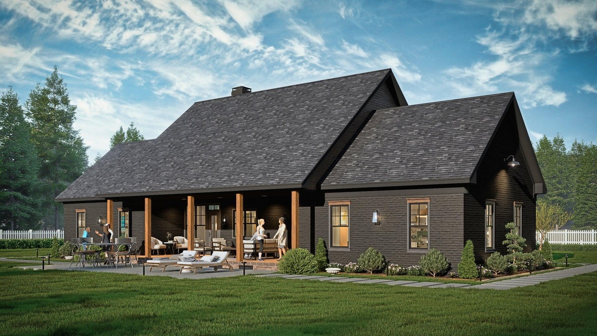 A7555-A Modern Farmhouse, 3 Bedrooms, 2.5 Bathrooms | Wells Manor House Exterior-8