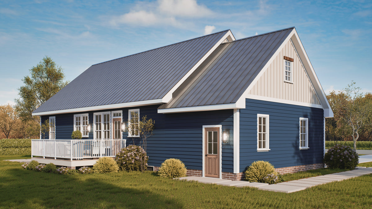 A7310-A Blues House Plan Exterior-2