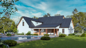 A7572-A Modern Farmhouse, 3 Bedrooms, 3.5 Bathrooms | Sweet Maple House Exterior-11
