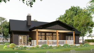 A7188-A Laurel Hill House Plan-Exterior-9