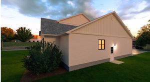 Stylish 4-Bedroom Home Plan with Basement and Flex Spaces