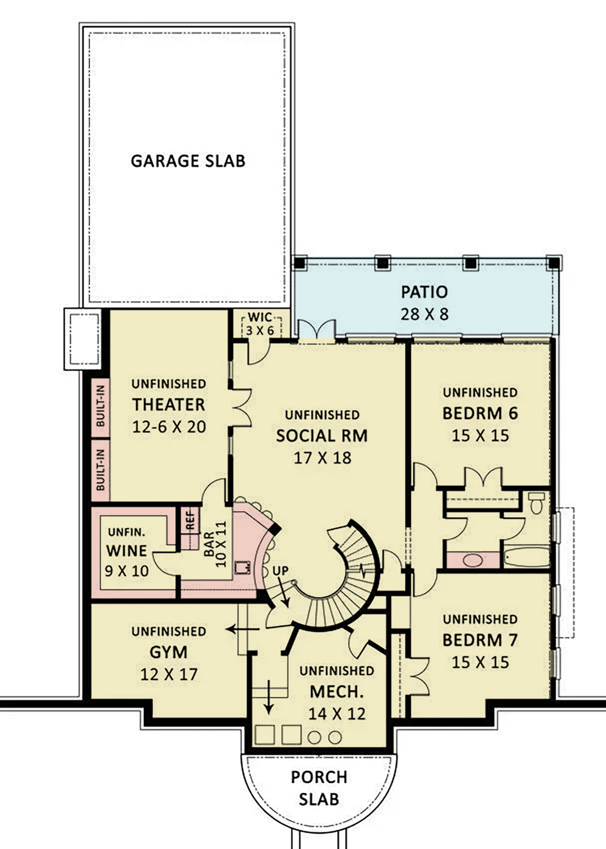 Rickton House Plan - Archival Designs House Plans, floor plan