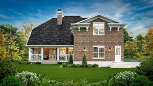 A352-A Neoclassical House, 5 Bedrooms, 3.5 Bathrooms | Rickton Exterior-6