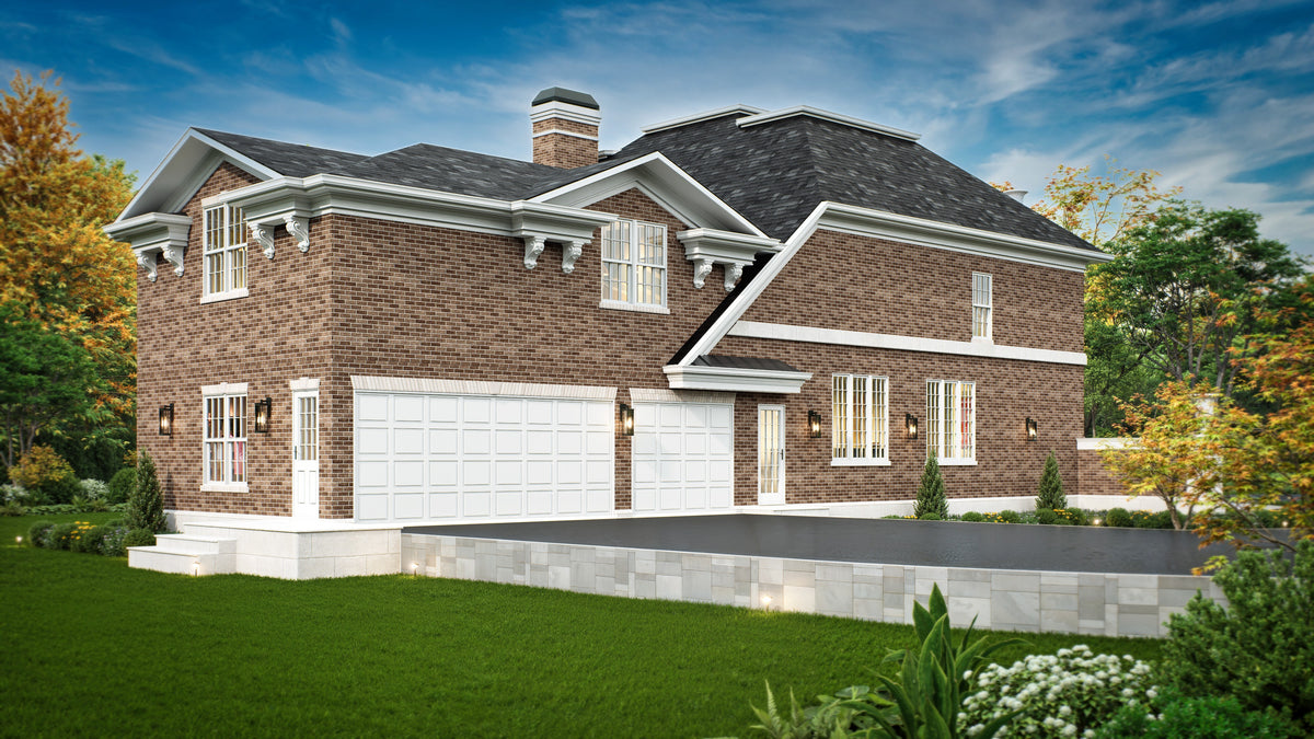 A352-A Neoclassical House, 5 Bedrooms, 3.5 Bathrooms | Rickton Exterior-4
