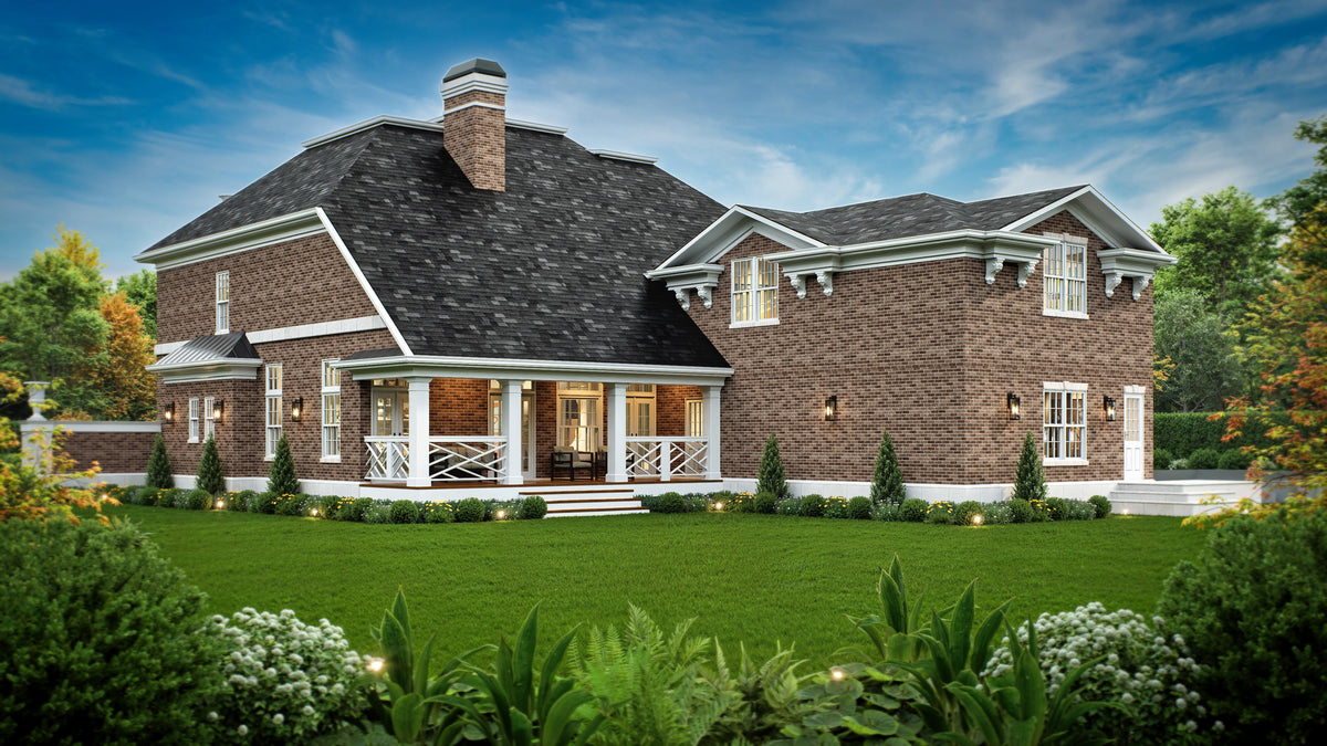 A352-A Neoclassical House, 5 Bedrooms, 3.5 Bathrooms | Rickton Exterior-5