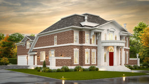 A352-A Neoclassical House, 5 Bedrooms, 3.5 Bathrooms | Rickton Exterior-7