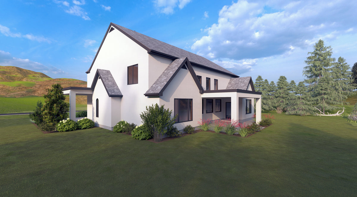 Elegant 4-Bedroom Two-Story Home with Wraparound Porch & Flex Spaces